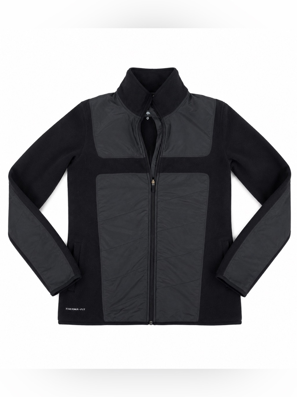 Nike Therma-FIT Black Full Zip Jacket Size Medium Lightweight Performance Jacket